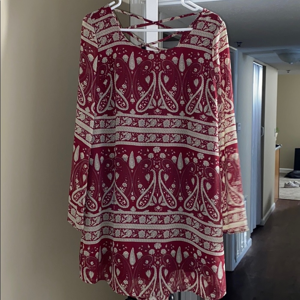 Paisley fall dress